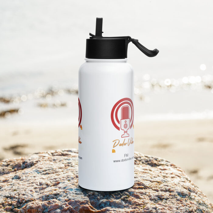 DodorVibe FM Stainless steel water bottle with a straw lid - Image 3