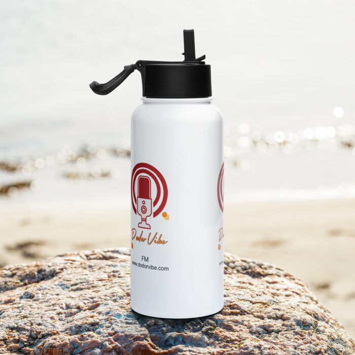 DodorVibe FM Stainless steel water bottle with a straw lid - Image 2